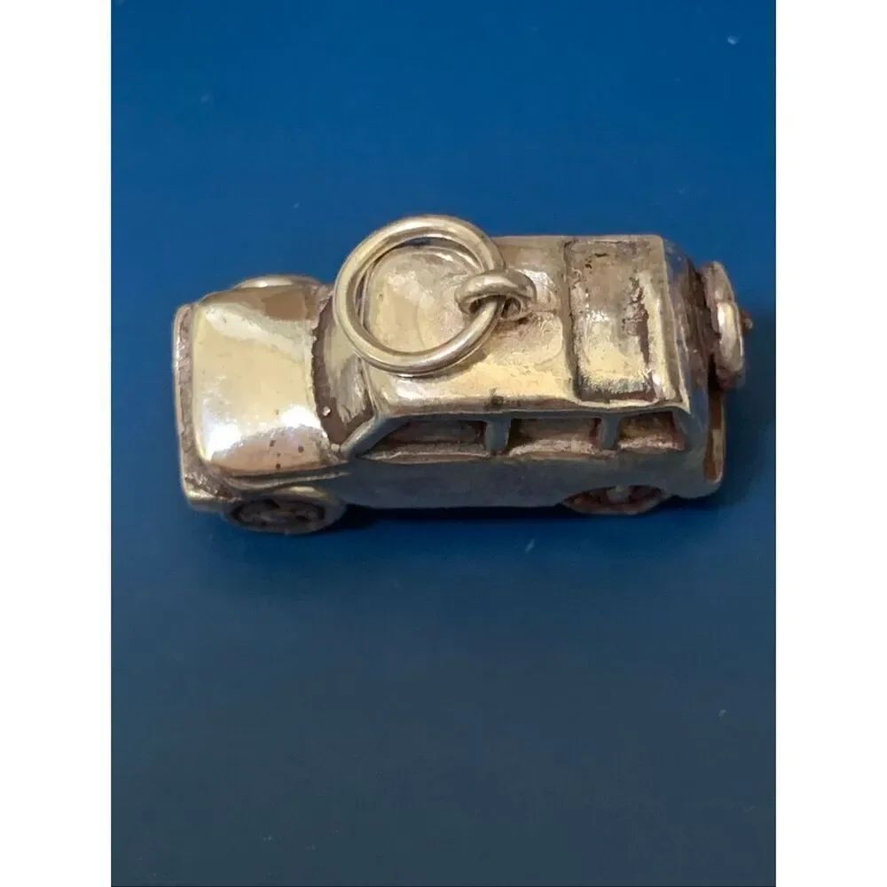 .925 Truck Sterling Silver Jewelry Charm #vintage #utility vehicle #travel